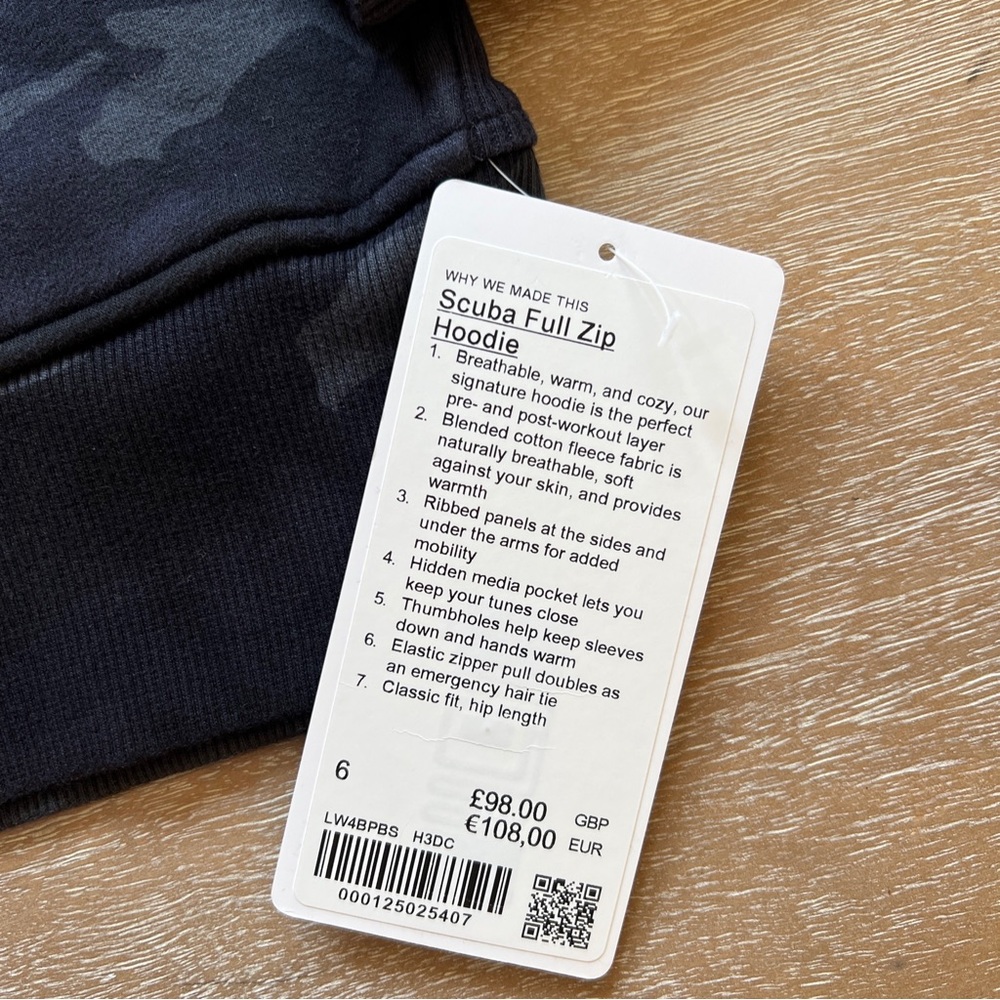 Lululemon Scuba Full Zip Hoodie H3DC - Picture 8 of 13